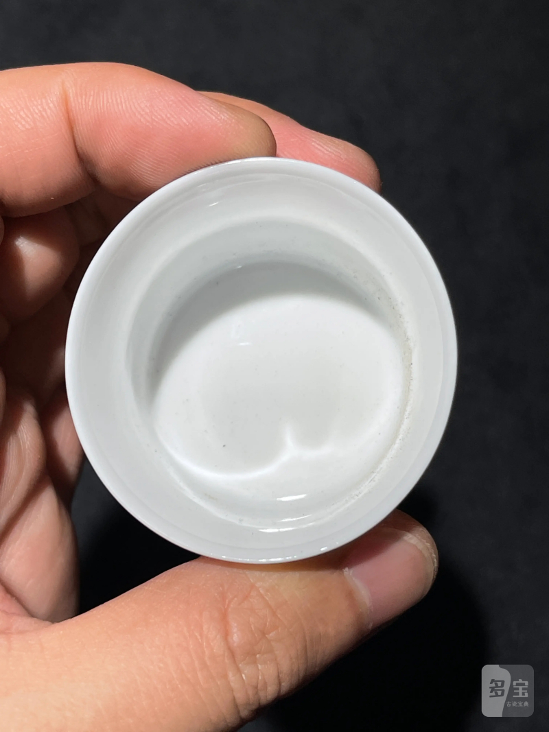 解放初 雷火莲风格粉彩十八罗汉杯一套十八件 - 图4